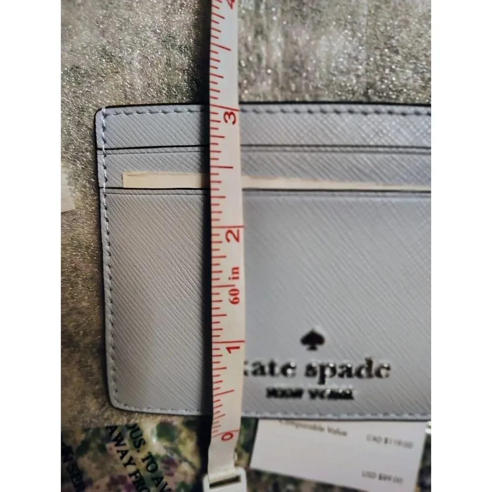 Kate Spade Card Holder Light Blue NWT